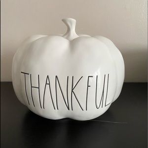 RARE NWT Rae Dunn THANKFUL pumpkin- only one selling online